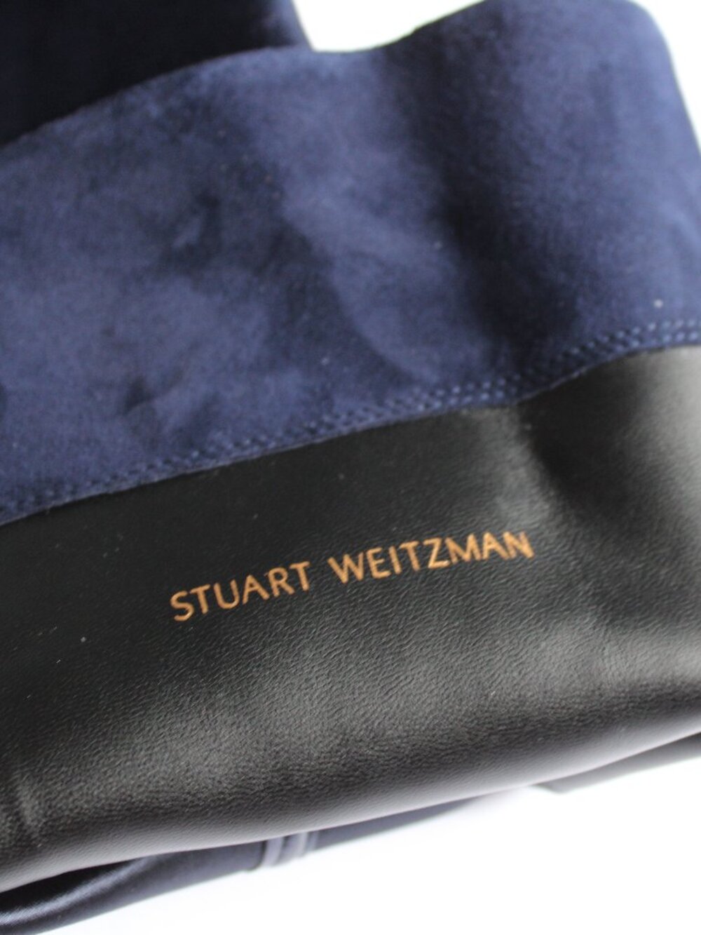 Stuart Weitzman Women's Allserve Nice Blue Suede Over The Knee Boots Size 7 - Picture 8 of 11